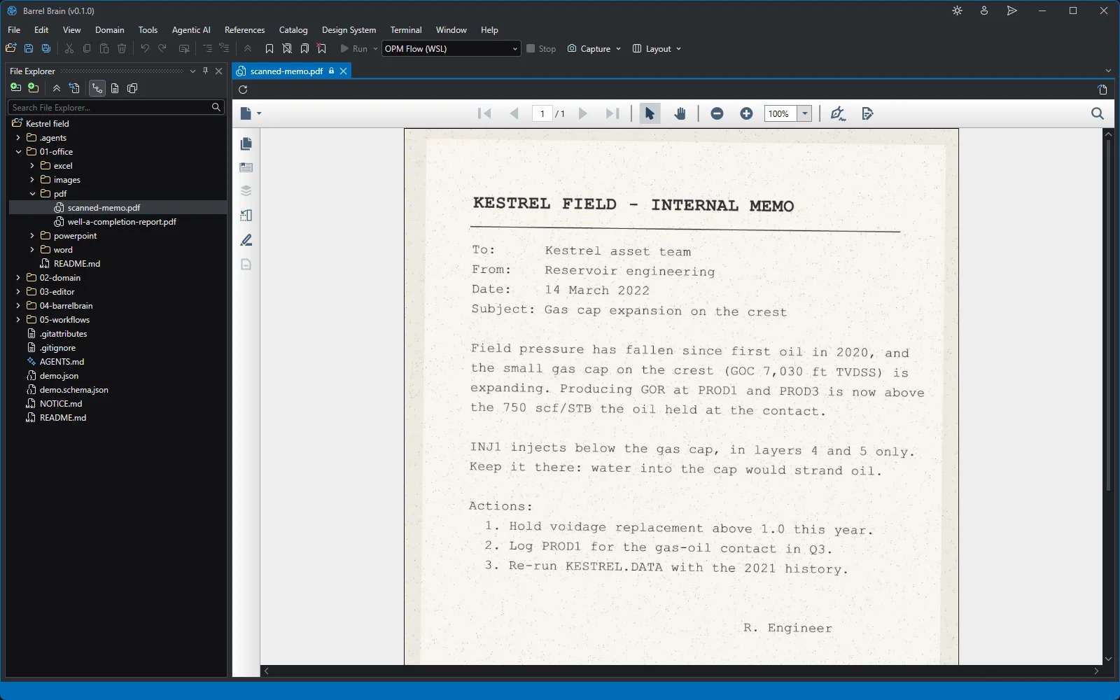 Scanned PDF