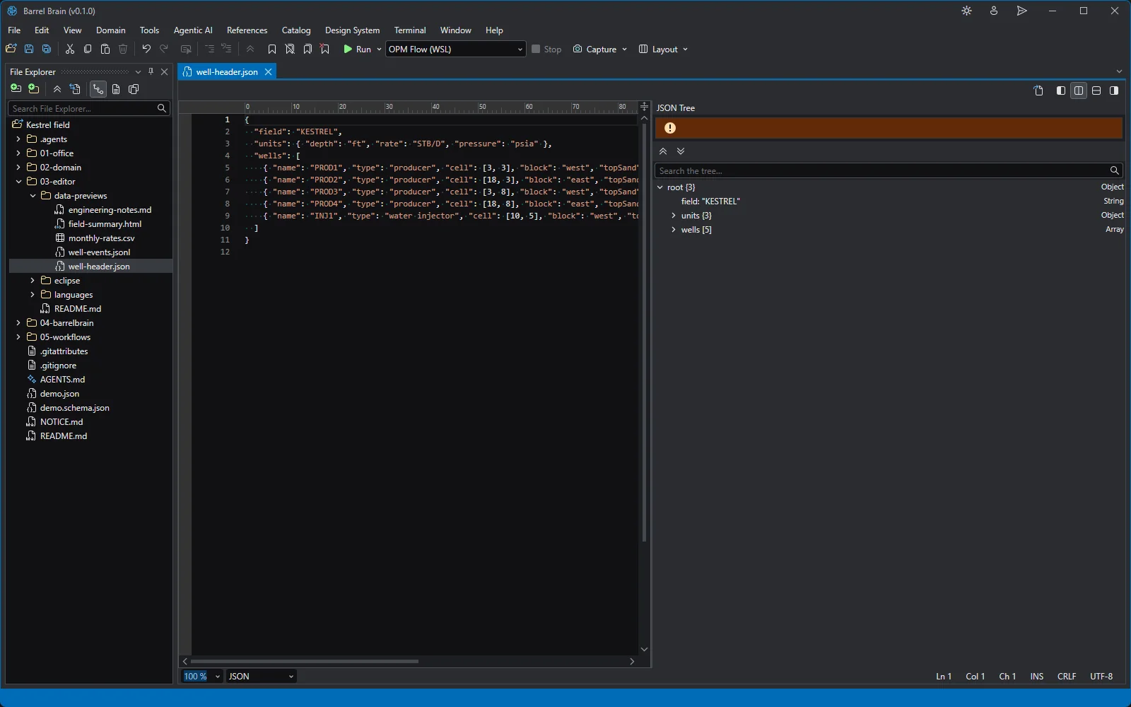 JSON tree