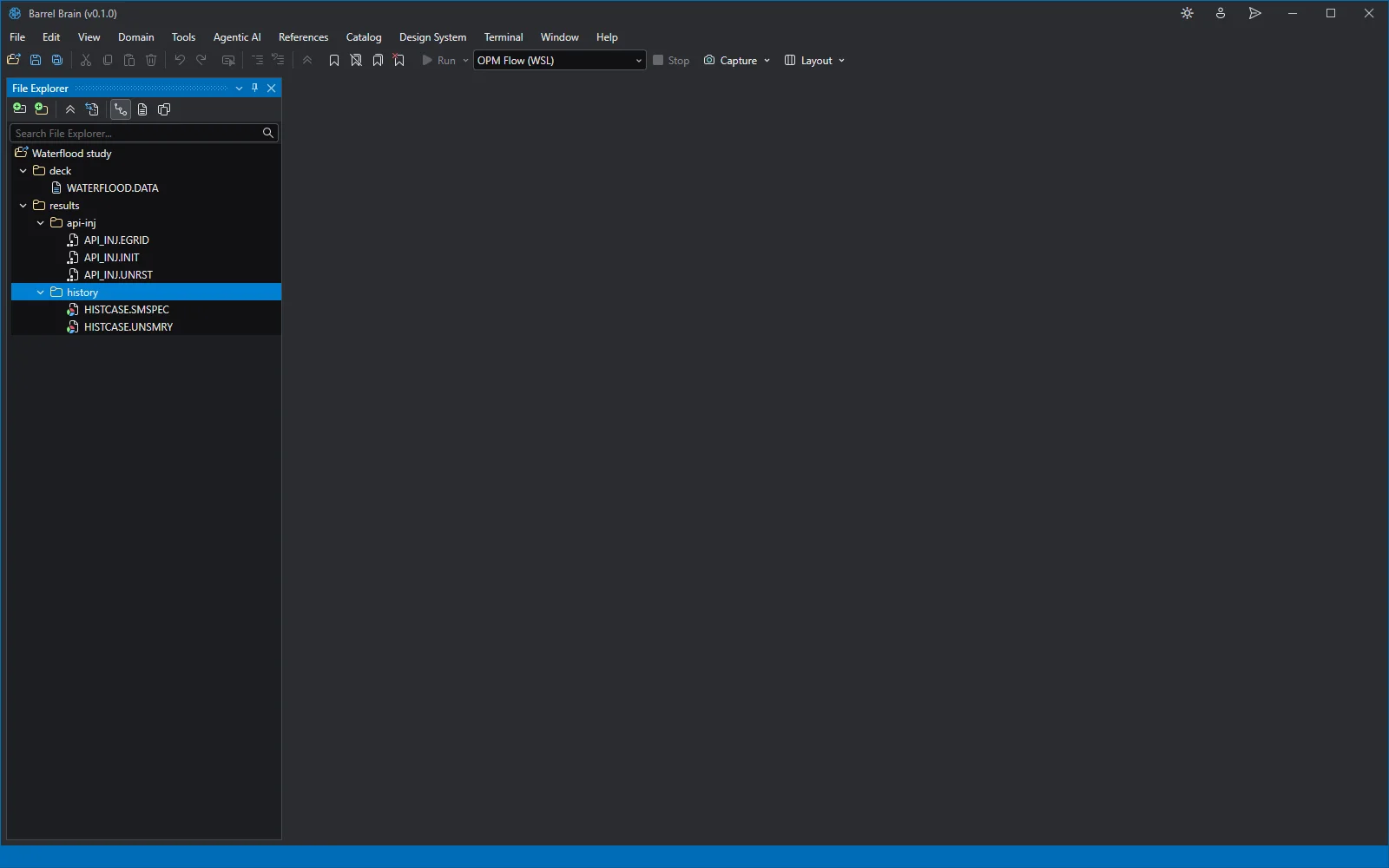 One folder is the project